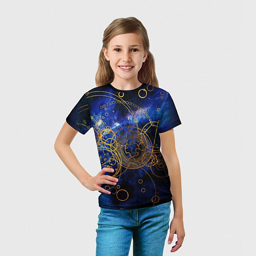 Детская футболка Space Geometry / 3D-принт – фото 5