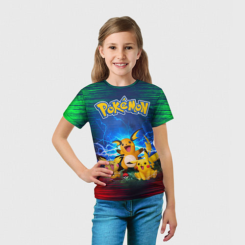 Детская футболка Pikachu / 3D-принт – фото 5