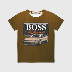 Футболка детская Boss Racing, цвет: 3D-принт