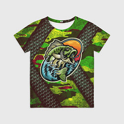 Футболка детская Fishing, цвет: 3D-принт