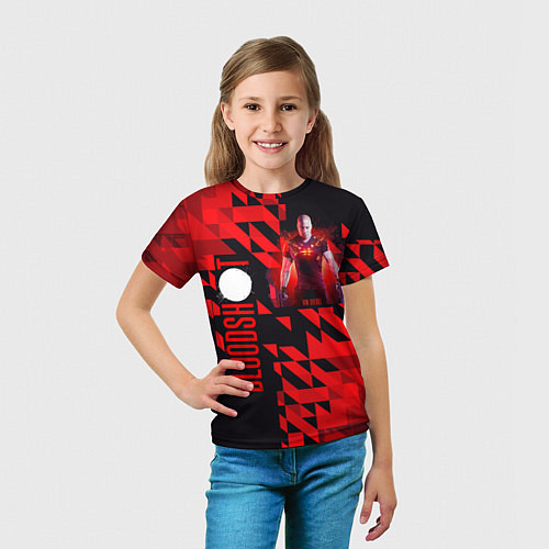 Детская футболка Bloodshot / 3D-принт – фото 5