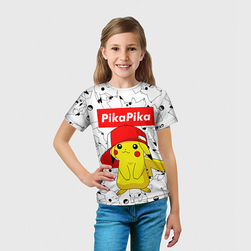 Детская футболка ПИКАЧУ / 3D-принт – фото 5