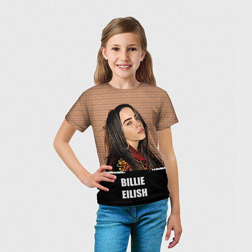 Детская футболка Billie Eilish / 3D-принт – фото 5
