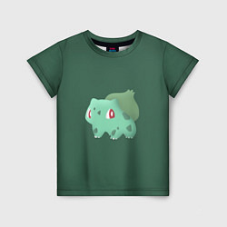 Футболка детская Pokemon Bulbasaur, цвет: 3D-принт