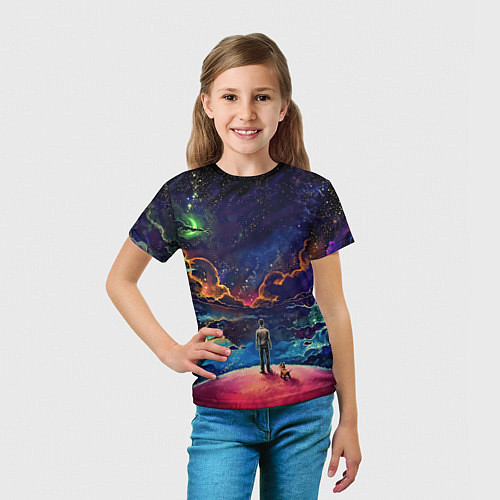 Детская футболка Космос / 3D-принт – фото 5