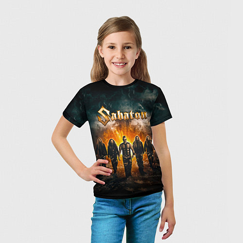 Детская футболка Sabaton / 3D-принт – фото 5