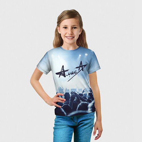 Детская футболка Алиса / 3D-принт – фото 5