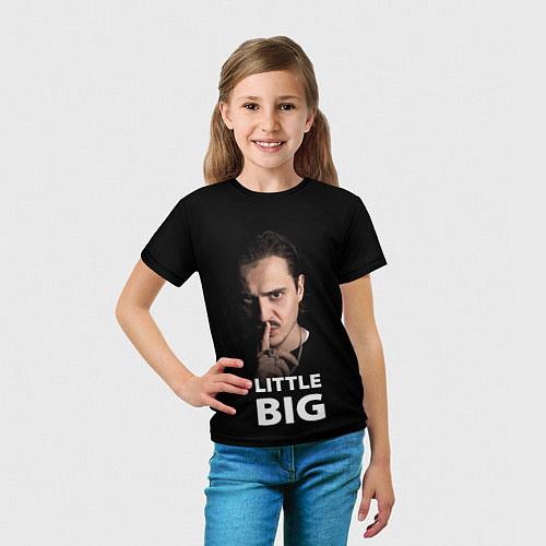 Детская футболка Little Big: Илья Прусикин / 3D-принт – фото 5