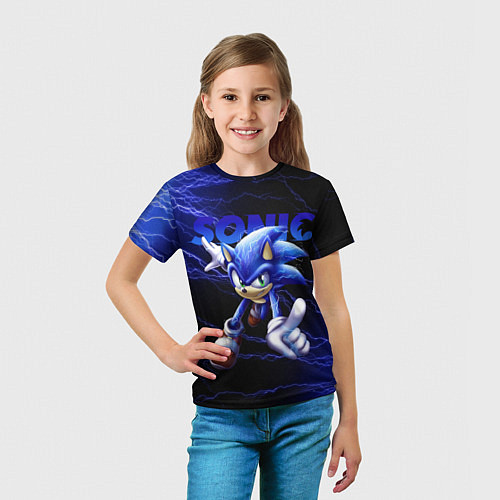 Детская футболка SONIC / 3D-принт – фото 5