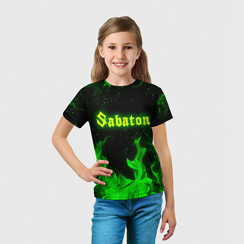 Детская футболка SABATON / 3D-принт – фото 5