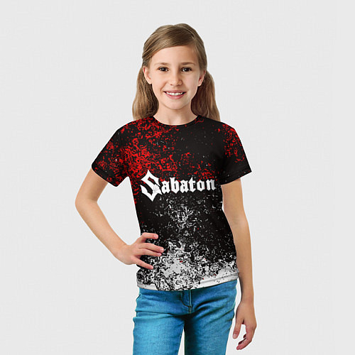 Детская футболка SABATON / 3D-принт – фото 5