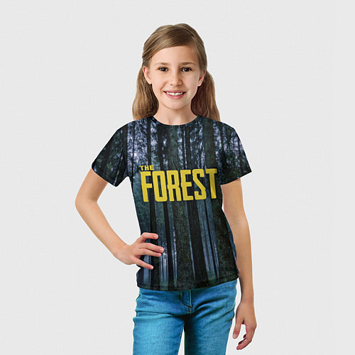 Детская футболка THE FOREST / 3D-принт – фото 5