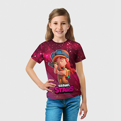 Детская футболка Jessie brawl stars / 3D-принт – фото 5