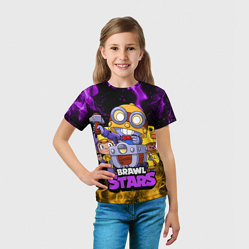 Детская футболка BRAWL STARS CARL / 3D-принт – фото 5