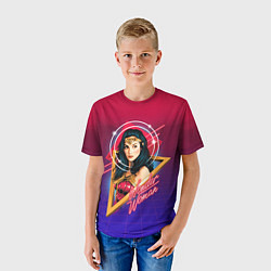 Футболка детская Wonder Woman, цвет: 3D-принт — фото 2