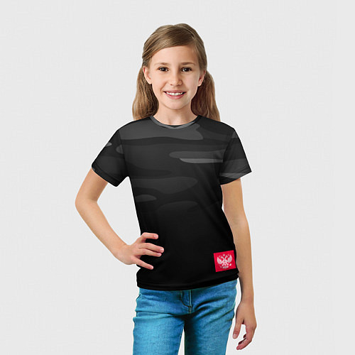 Детская футболка Russia - Инферно / 3D-принт – фото 5