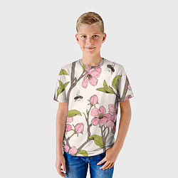Футболка детская САКУРА, цвет: 3D-принт — фото 2