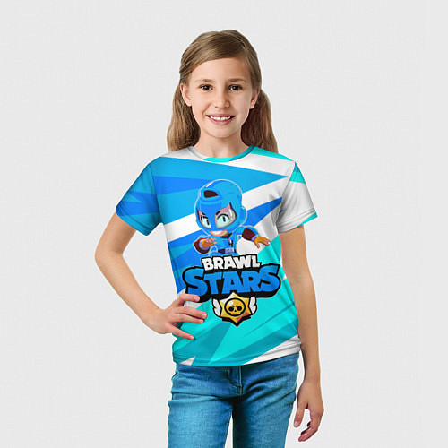Детская футболка BRAWL STARS MAX / 3D-принт – фото 5