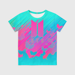 Футболка детская BTS, цвет: 3D-принт