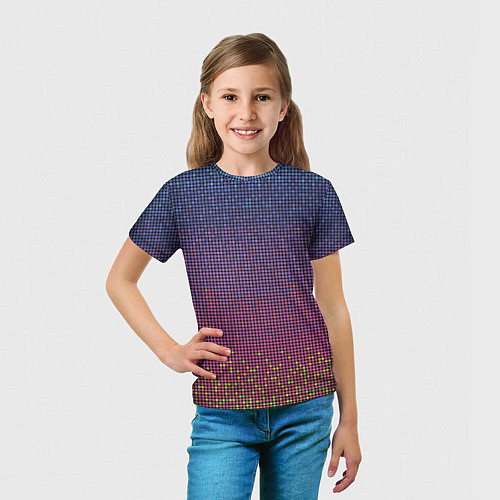 Детская футболка Ретро узор / 3D-принт – фото 5