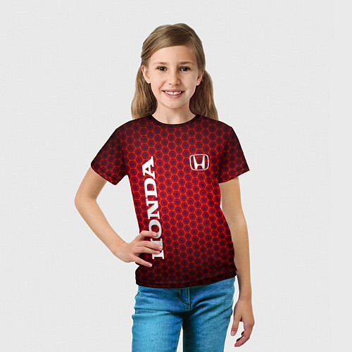 Детская футболка HONDA / 3D-принт – фото 5