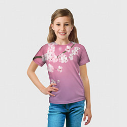 Футболка детская САКУРА, цвет: 3D-принт — фото 2