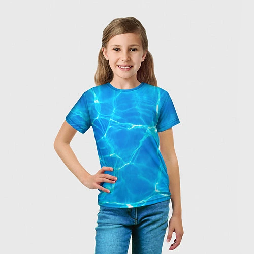 Детская футболка Вода / 3D-принт – фото 5