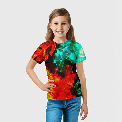 Детская футболка БИТВА ОГНЕЙ / 3D-принт – фото 5