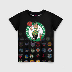 Футболка детская Boston Celtics 1, цвет: 3D-принт