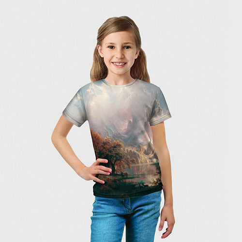 Детская футболка Rocky Mountain / 3D-принт – фото 5