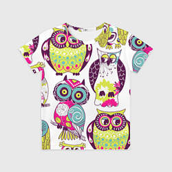 Детская футболка Мудрые совы