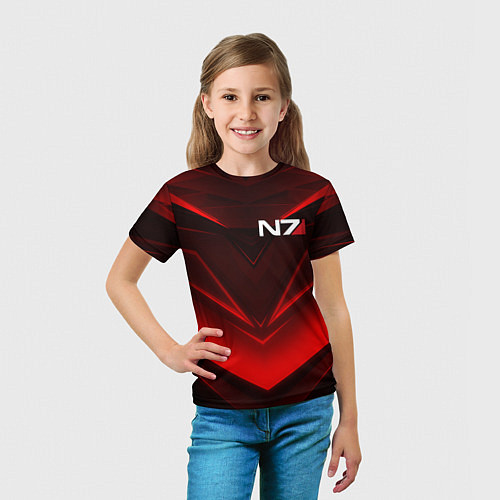Детская футболка MASS EFFECT N7 / 3D-принт – фото 5