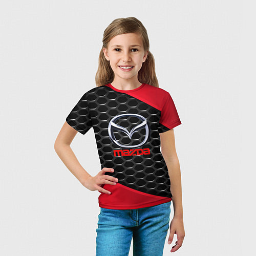 Детская футболка MAZDA / 3D-принт – фото 5