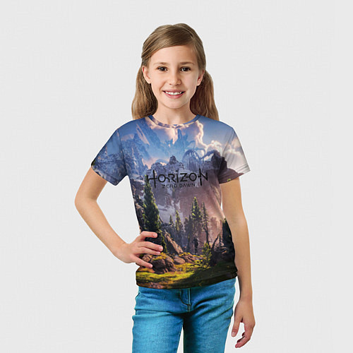 Детская футболка Horizon Zero Dawn / 3D-принт – фото 5