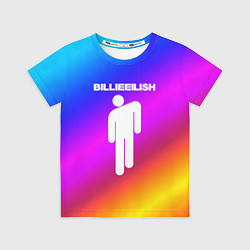 Футболка детская BILLIE ELLISH 2020, цвет: 3D-принт