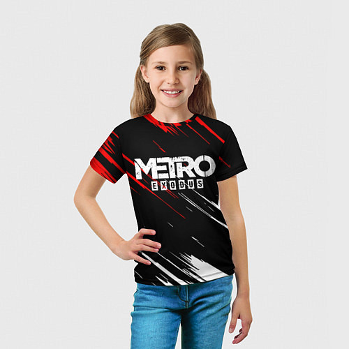 Детская футболка METRO EXODUS / 3D-принт – фото 5