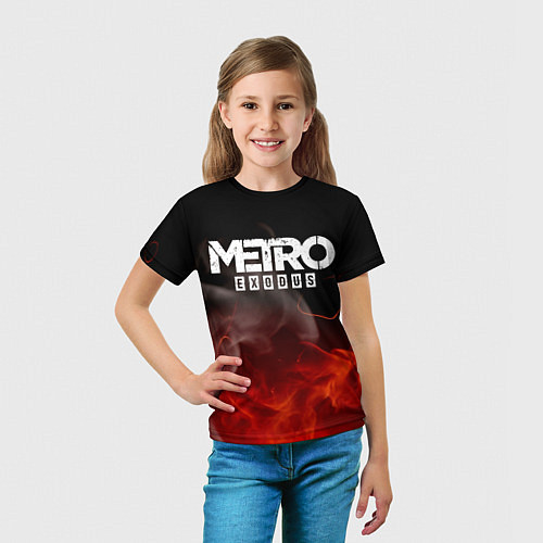 Детская футболка METRO EXODUS / 3D-принт – фото 5