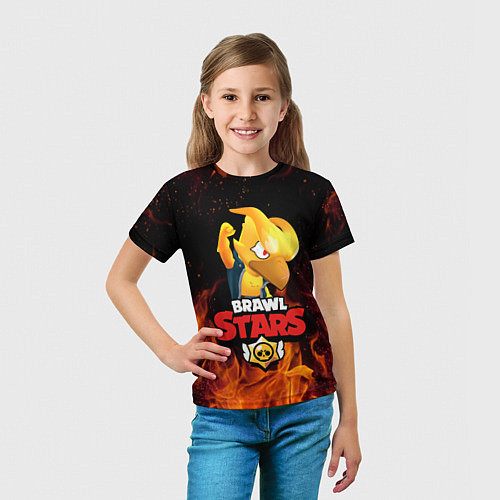 Детская футболка BRAWL STARS CROW PHOENIX / 3D-принт – фото 5