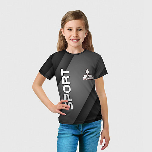 Детская футболка MITSUBISH SPORT / 3D-принт – фото 5
