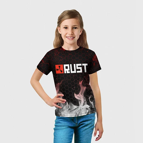 Детская футболка RUST / 3D-принт – фото 5