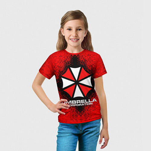 Детская футболка Umbrella Corporation / 3D-принт – фото 5