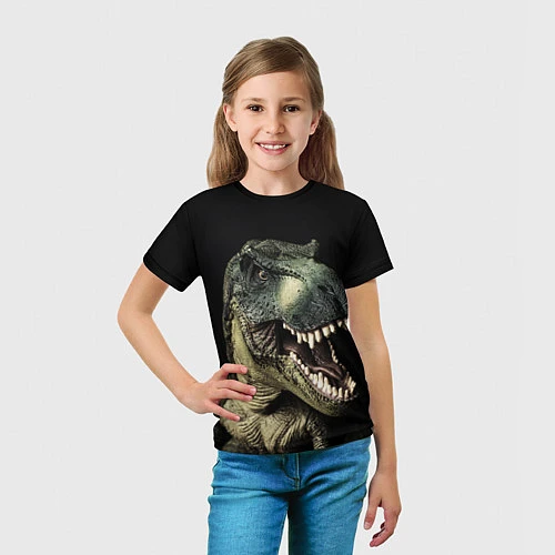 Детская футболка Динозавр T-Rex / 3D-принт – фото 5