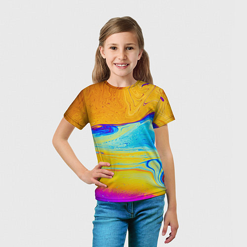 Детская футболка ABSTRACT WAVES / 3D-принт – фото 5