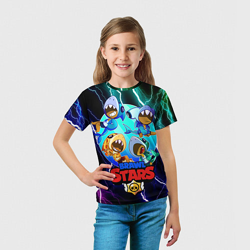 Детская футболка BRAWL STARS LEON ЛЕОН / 3D-принт – фото 5