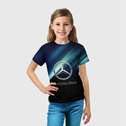 Футболка детская Mercedes, цвет: 3D-принт — фото 2