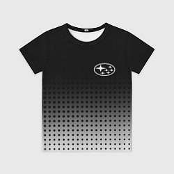 Футболка детская Subaru, цвет: 3D-принт