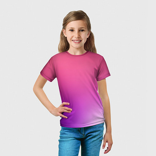Детская футболка Нежный цвет / 3D-принт – фото 5