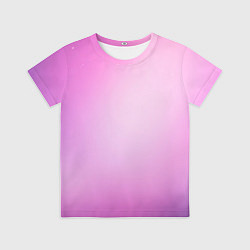 Футболка детская Нежный фиолет, цвет: 3D-принт