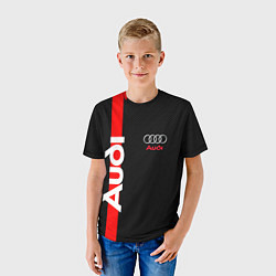 Футболка детская AUDI SPORT CARBON, цвет: 3D-принт — фото 2