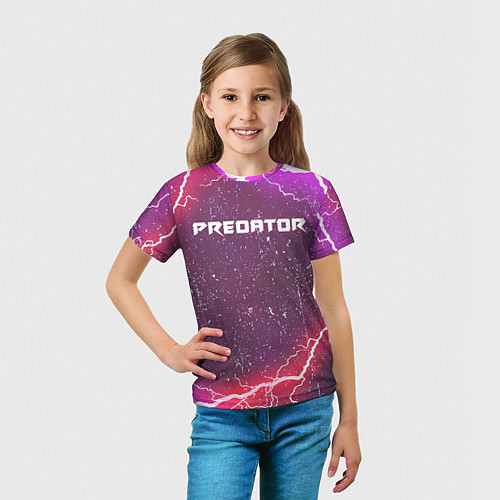 Детская футболка Предатор / 3D-принт – фото 5